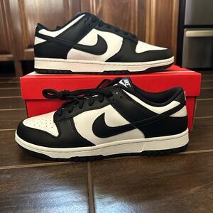 Nike Dunk Low Black and White Sneakers